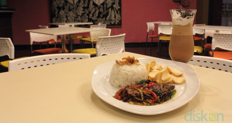 Nasi Sapi Lada Hitam yang Lezat dan Menggigit Spesial Elite Cafe Jogja